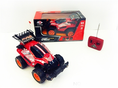 4FUNCTION R/C CAR W/LIGHT RED/SILVER/BLUE - HP1077636