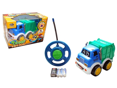 1:18 2 FUNCTION R/C CARTOON CAR W/LIGHT BLUE,INCLUDED BATTERY - HP1077659