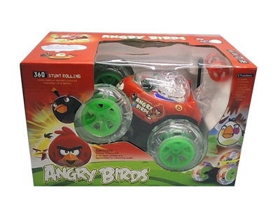 ANGRY BIRDS R/C STUNT CAR W/LIGHT & MUSIC  - HP1078116