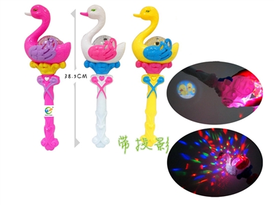FLSHING WAND　W/LIGHT & SOUND & PROJECTION(YELLOW & GREEN) - HP1078128
