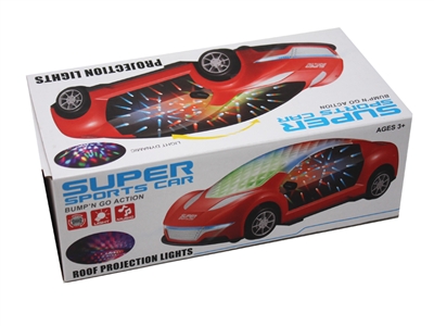 B/O BUMP & GO CAR W/MUSIC & 3D LIGHT & PROJECTION - HP1078165