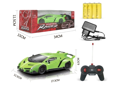 1:16 FOUR FUNCTION R/C CAR( 2 colors) - HP1078209