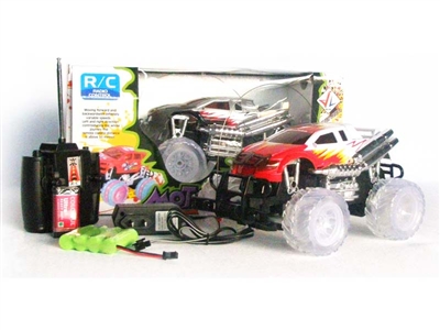 4 FUNCTION RC CAR W/ LIGHT INCLUDED BATTERY(WHITE,SILVER) - HP1078421
