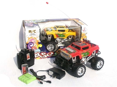 4 FUNCTION RC CAR W/ LIGHT INCLUDED BATTERY(YELLOW,RED) - HP1078427