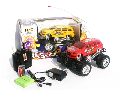4 FUNCTION RC CAR W/ LIGHT INCLUDED BATTERY(YELLOW,RED) - HP1078428