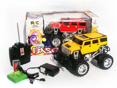 4 FUNCTION RC CAR W/ LIGHT INCLUDED BATTERY(YELLOW,RED) - HP1078431