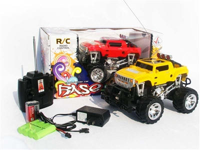 4 FUNCTION RC CAR W/ LIGHT INCLUDED BATTERY(YELLOW,RED) - HP1078434