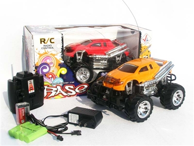 4 FUNCTION RC CAR W/ LIGHT INCLUDED BATTERY(YELLOW,RED) - HP1078436
