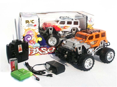 4 FUNCTION RC CAR W/ LIGHT INCLUDED BATTERY(WHITE,ORANGE) - HP1078439