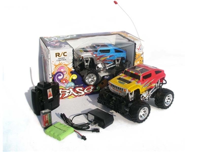 4 FUNCTION RC CAR W/ LIGHT INCLUDED BATTERY(BLUE,RED) - HP1078440