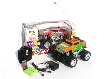 4 FUNCTION RC CAR W/ LIGHT INCLUDED BATTERY(ORANGE,RED) - HP1078441