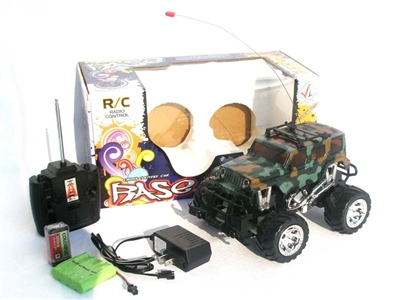 4 FUNCTION RC CAR W/ LIGHT INCLUDED BATTERY(CAMOUFLAGE) - HP1078445