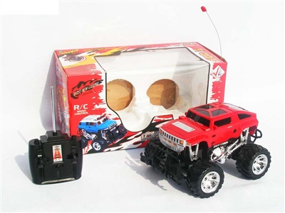 4 FUNCTION RC CAR W/ LIGHT，NOT INCLUDED BATTERY（YELLOW,RED) - HP1078485