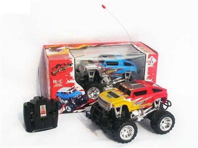 4 FUNCTION RC CAR W/ LIGHT，NOT INCLUDED BATTERY（BLUE,RED) - HP1078492