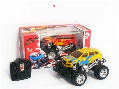 4 FUNCTION RC CAR W/ LIGHT，NOT INCLUDED BATTERY（YELLOW,RED) - HP1078494