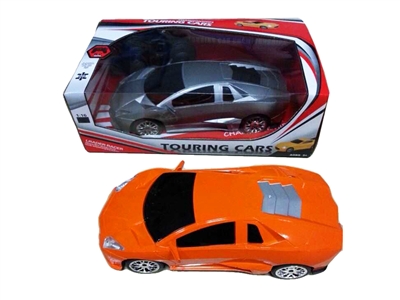 4 FUNCTION RC CAR W/ LIGHT，NOT INCLUDED BATTERY（SILVER,ORANGE) - HP1078499