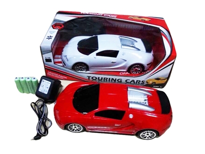 4 FUNCTION RC CAR W/ LIGHT,INCLUDED BATTERY(RED,WHITE) - HP1078504