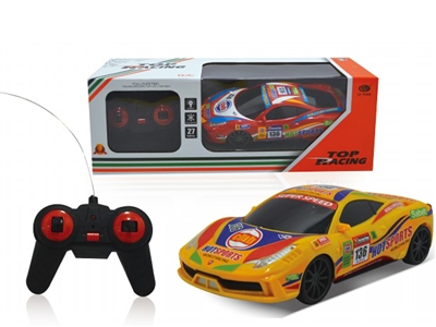 1:16 4 FUNCTION R/C CAR  YELLOW/RED,NOT INCLUDED BATTERY - HP1078579