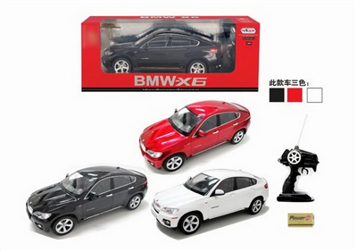 1:12 4CH RC CAR W/LIGHT,RED/WHITE/BLACK,NOT INCLUDED BATTERY - HP1078597