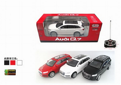 1:16 4CH RC CAR W/LIGHT,RED/WHITE/BLACK,NOT INCLUDED BATTERY - HP1078603