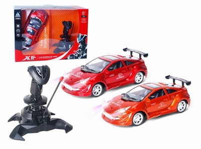 1:16 4CH RC CAR W/LIGHT,RED/ORANGE - HP1078607