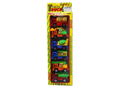 回力工程车 6PCS  6款5色混装 - HP1078737