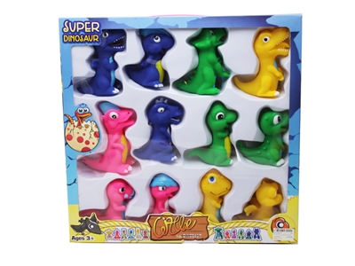 12PCS VINYL DINOSAUR 12ASST - HP1078813