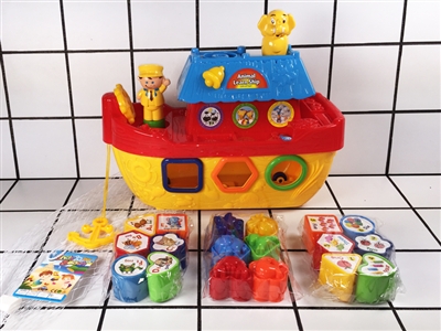 BUILDING BLOCK BOAT 21PCS - HP1079480