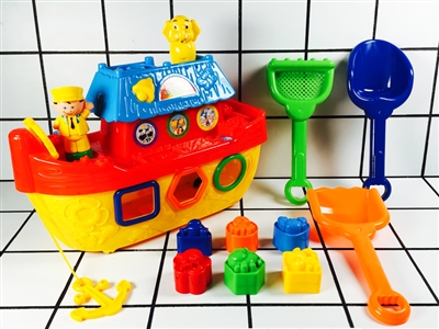 BUILDING BLOCK BOAT 12PCS - HP1079482