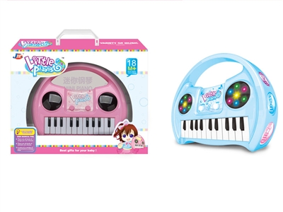 ELECTRONIC ORGAN W/3D LIGHT,PINK/BLUE - HP1079675