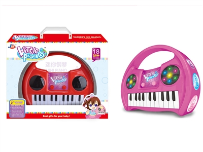 ELECTRONIC ORGAN W/3D LIGHT,PINK/BLUE - HP1079676