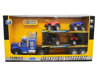 FRICTION TRUCK W/4 FREE WAY CAR  - HP1079761
