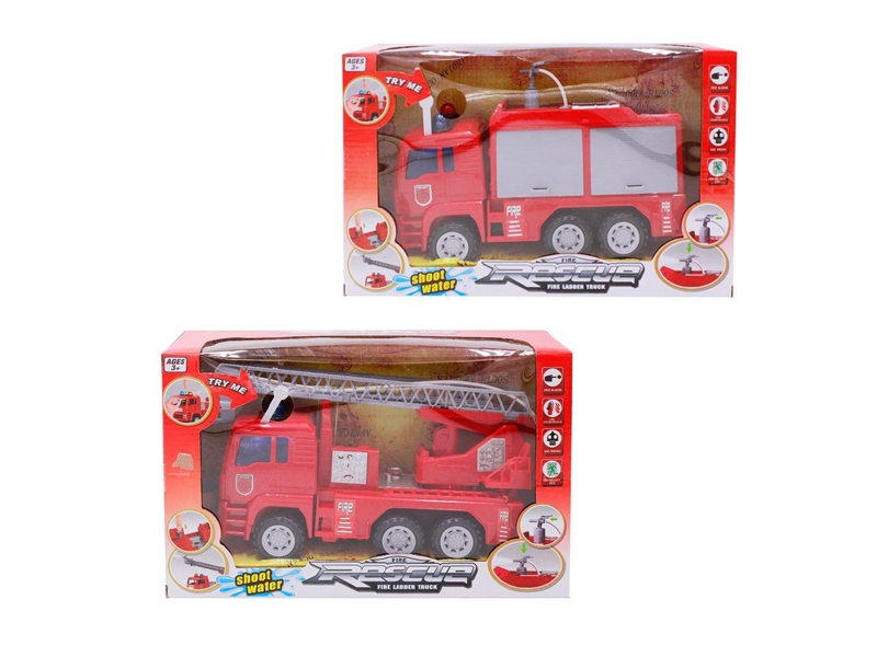 FRICTION FIRE ENGINE W/LGITH & MUSIC 2ASST. - HP1079792
