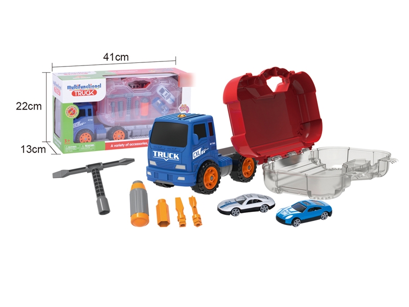 ASSEMBLY FREE WAY TRUCK W/DIE CAST CAR - HP1080320