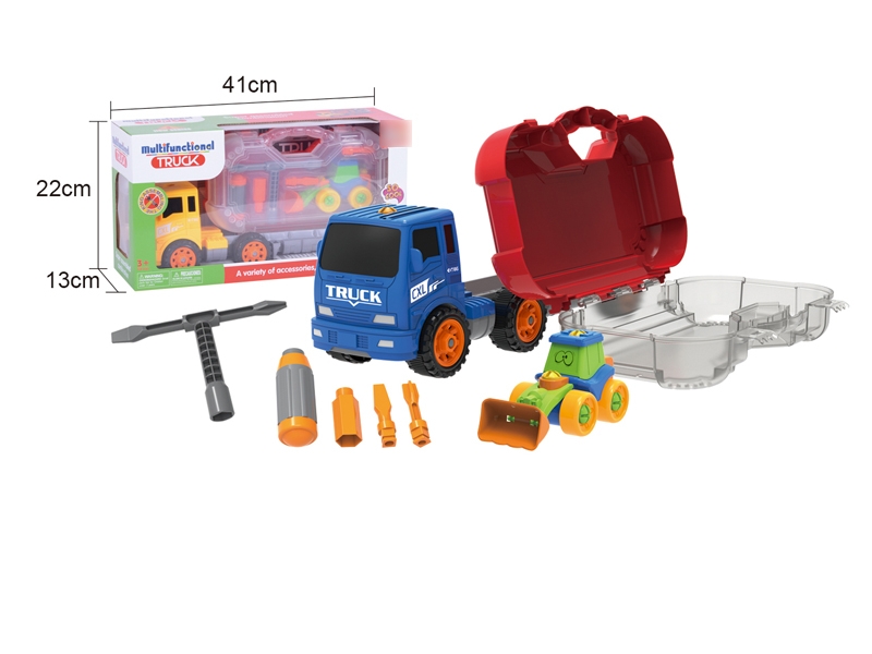 ASSEMBLY FREE WAY TRUCK W/CONSTRUCTION CAR - HP1080321