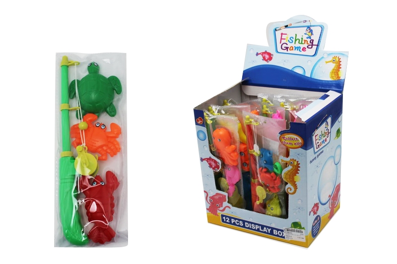 FISHING GAME W/MAGNETIC 18PCS/DISPLAY BOX - HP1080408