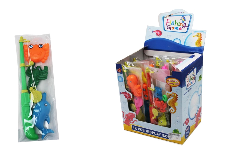 FISHING GAME W/MAGNETIC 18PCS/DISPLAY BOX - HP1080410