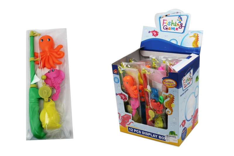 FISHING GAME W/MAGNETIC 15PCS/DISPLAY BOX - HP1080411