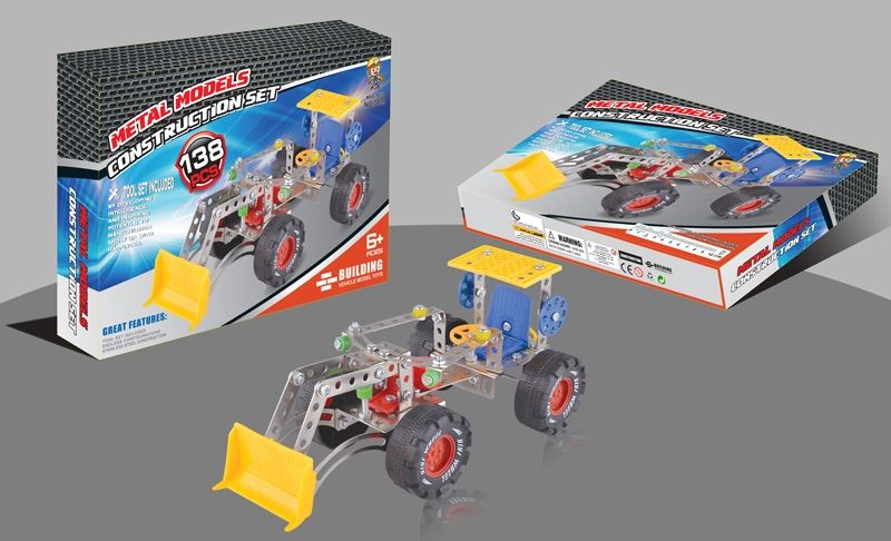 METAL MODELS BUILDING BLOCK (138 PCS) - HP1081510