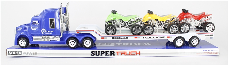 FRICTION TRUCK W/3FREE WAY MOTOR RED/BLUE - HP1082044