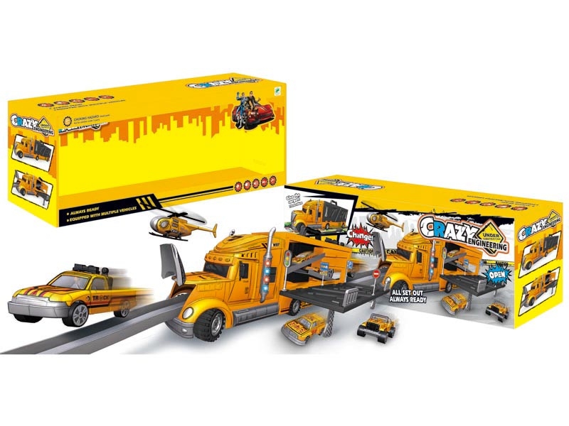 PARKING LOT DIE CAST PLAY SET W/LIGHT & MUSIC - HP1082446