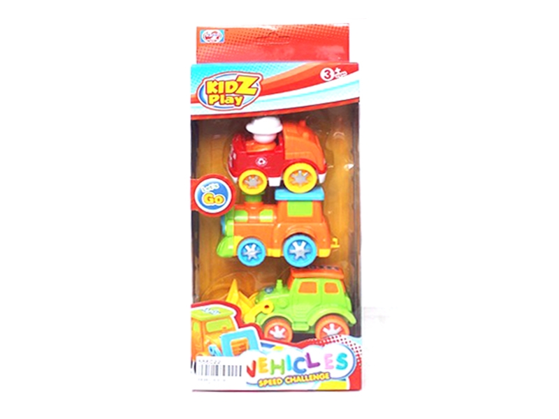 FRICTION CARTOON TRAIN & CAR - HP1082629