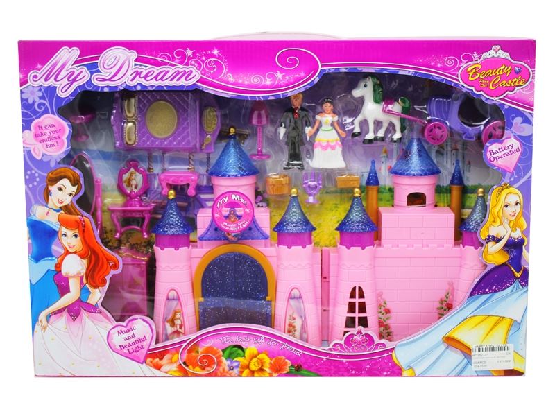 CASTLE W/LIGHG & MUSIC INCLUDED BUTTONCELL - HP1082731