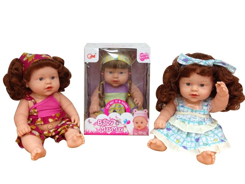 36CM VINYL DOLL W/6IC 3ASST. - HP1083060