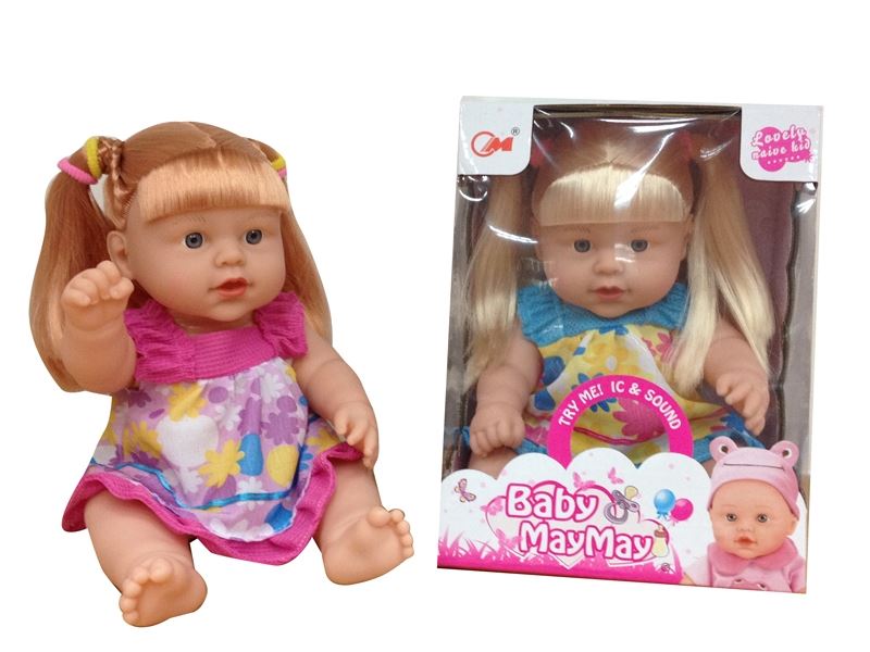 36CM VINYL DOLL W/6IC 2ASST. - HP1083061