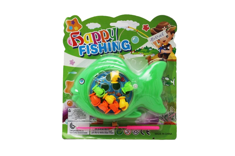 WIND UP FISHING GAME ,PINK/GREEN/BLUE - HP1083068