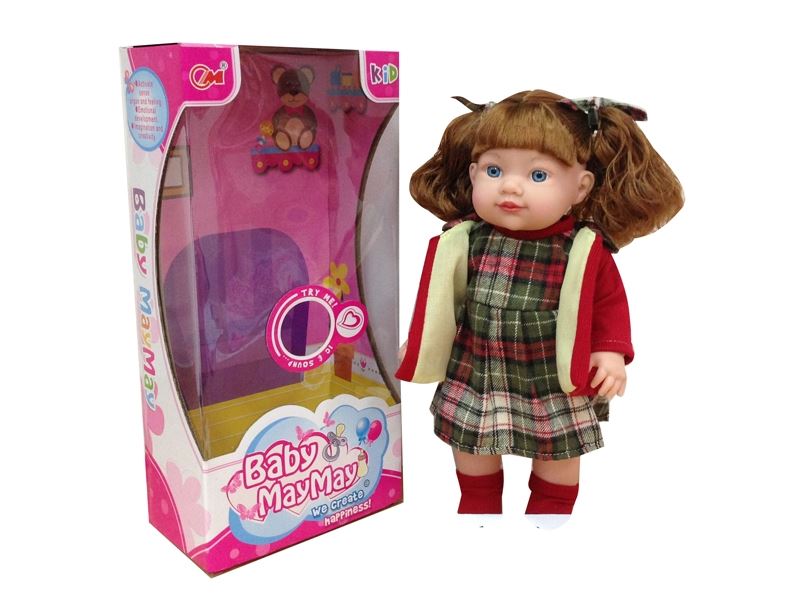 36CM VINYL DOLL W/6IC - HP1083153