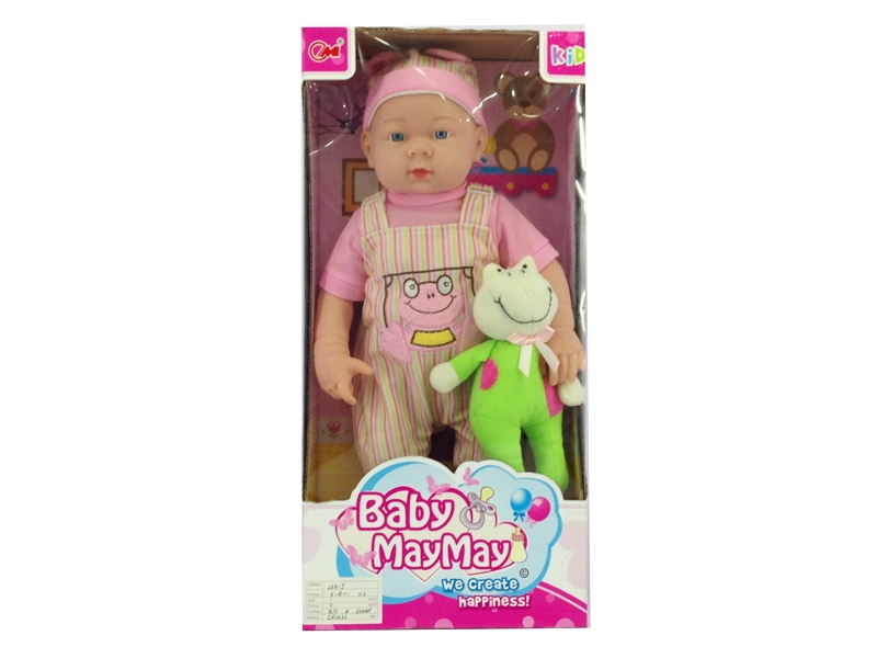 52CM VINYL DOLL W/4IC 2COLOR - HP1083155
