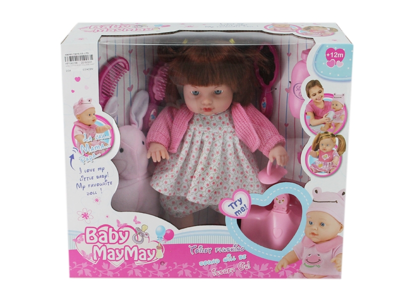 40CM COTTON BODY DOLL W/4 SOUND IC 2ASST. - HP1083158