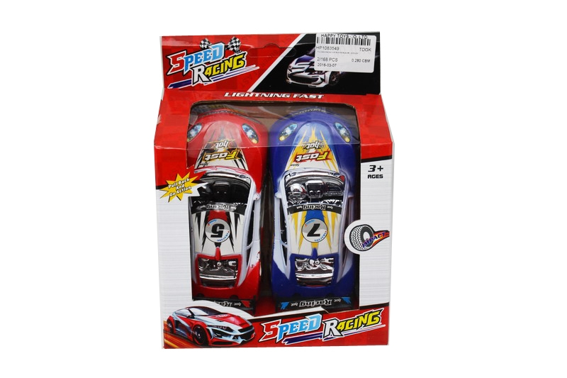 回力跑车 2PCS 红黑蓝黄4色混装 - HP1083549